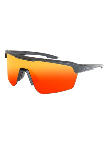 BlueBall Okulary przeciwsłoneczne unisex "Route" w kolorze pomarańczowo-czarnym