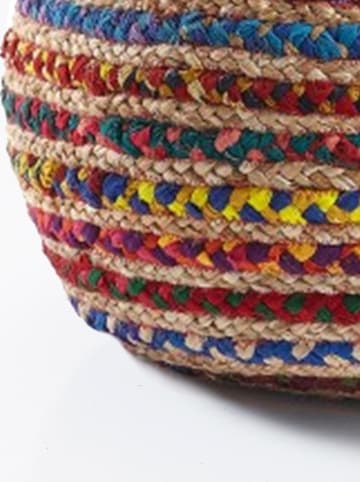 Tomasucci Pouf in Bunt - (H)35 x Ø 50 cm