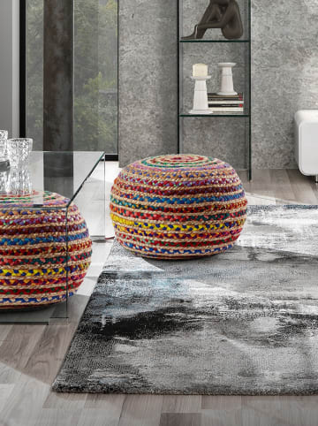Tomasucci Pouf in Bunt - (H)35 x Ø 50 cm