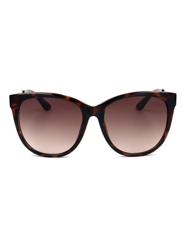 Guess Damen-Sonnenbrille in Braun/ Schwarz