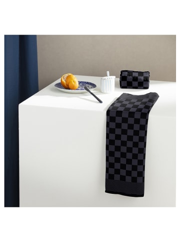 DDDDD 6er-Set: Geschirrtücher "Barbeque" in Anthrazit - (L)65 x (B)65 cm