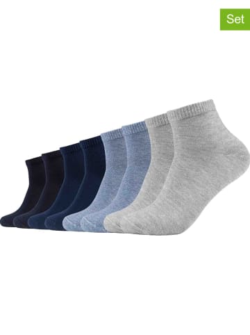 s.Oliver 8er-Set: Socken in Blau/ Grau