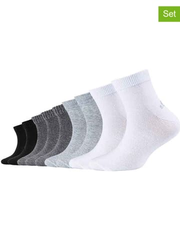 s.Oliver 9er-Set: Socken in Grau/ Weiß/ Schwarz