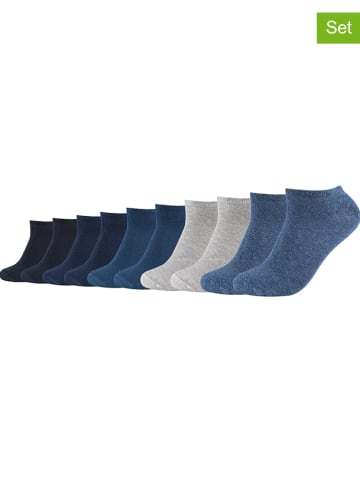 s.Oliver 10er-Set: Socken in Blau/ Grau