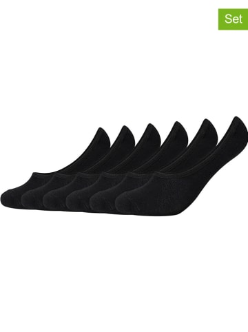 s.Oliver Skarpety-stopki (6 par) w kolorze czarnym