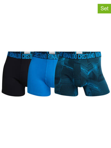CR7 3-delige set: boxershorts blauw