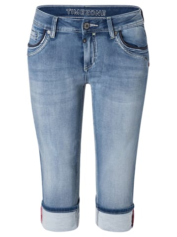 Timezone Capri-Jeans "Tali" - Slim fit - in Hellblau