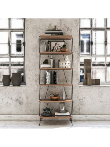 Evila Bücherregal "Balaban" in Kiefer - (B)48 x (H)165 x (T)31 cm