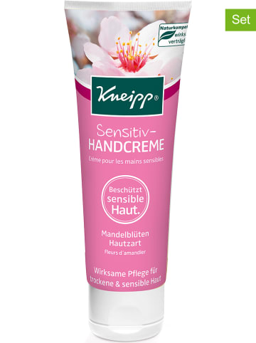 Kneipp 4er-Set: Handcremes "Sensitiv Mandelblüten Hautzart", je 75 ml