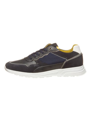 SALAMANDER Leren sneakers "Dayman" donkerblauw