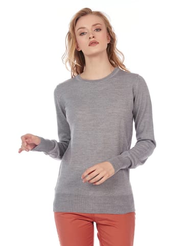 Galvanni Woll-Pullover in Grau