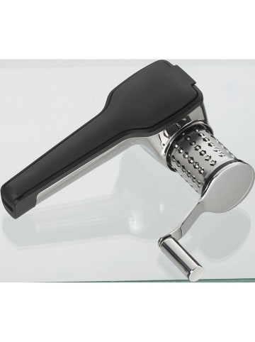WMF Käsemühle mit Kurbel in Schwarz/ Silber