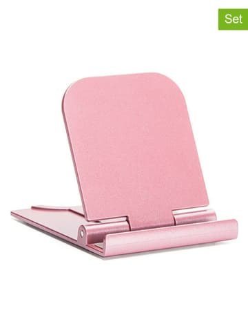 SWEET ACCESS 2er-Set: Smartphone- und Tablet-Halterungen in Rosa