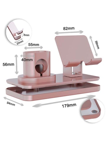 SWEET ACCESS 3in1-Ladestation in Rosa