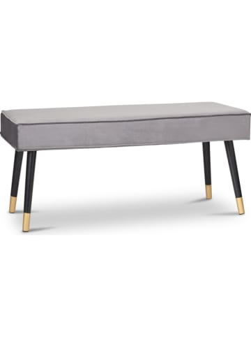 Lifa Living Zitbank "Barcelona" grijs - (B)101 x (H)45 x (D)42 cm