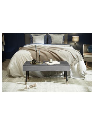 Lifa Living Sitzbank "Barcelona" in Grau - (B)101 x (H)45 x (T)42 cm