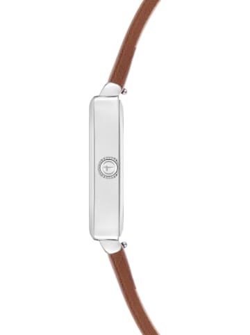 Tamaris Kwartshorloge bruin/zilverkleurig/wit