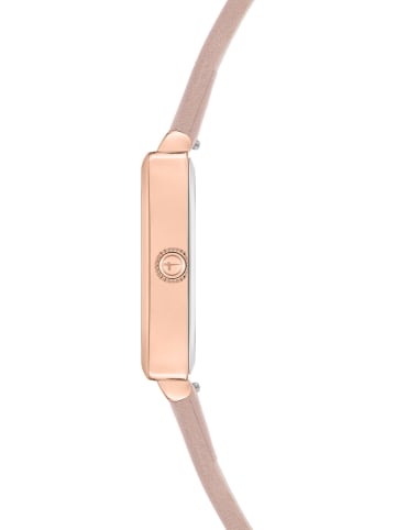 Tamaris Zegarek kwarcowy w kolorze różowozłoto-białym