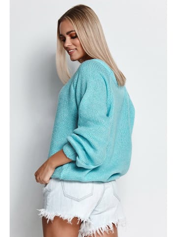 Makadamia Sweter w kolorze błękitnym