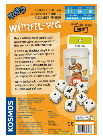 Kosmos Würfelspiel "Würfel-WG. Ein Känguru-Spiel" - ab 10 Jahren
