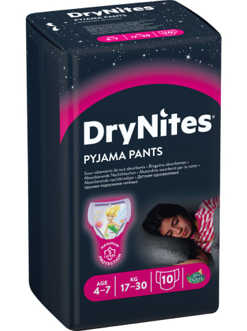HUGGIES-DryNites 3-delige set: pyjamabroeken "DryNites", 4-7 jaar, 17-30 kg (30 stuks)