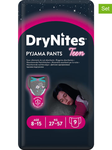 HUGGIES-DryNites 3-delige set: pyjamabroeken "DryNites", 8-15 jaar, 27-57 kg (27 stuks)
