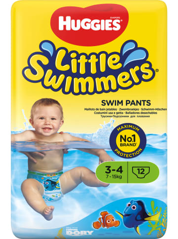 Little Swimmers Pieluszki kąpielowe (12 szt.) "Little Swimmers", rozmiar 3/4, 7-15 kg