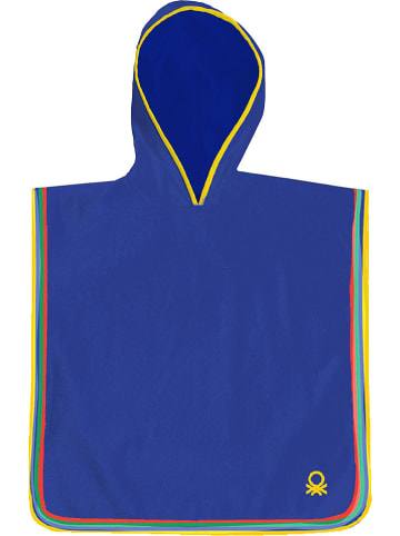 Benetton Badponcho blauw