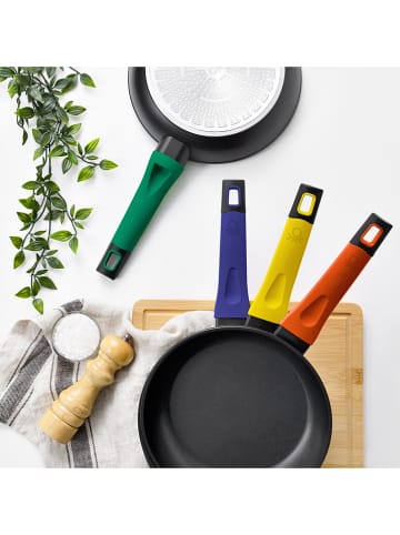 Benetton Patelnie (2 szt.) w kolorze czarnym ze wzorem