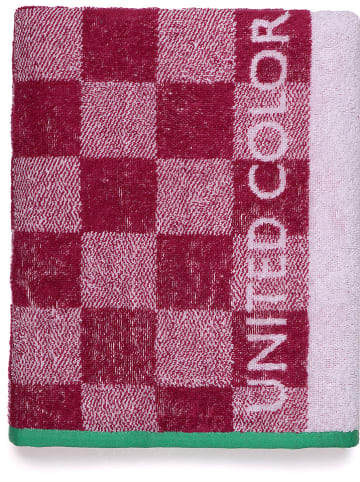 Benetton Kinder-Strandtuch in Pink