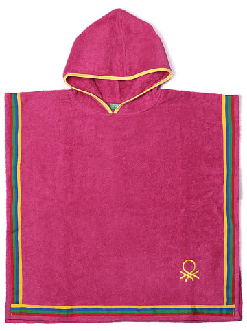 Benetton Ręcznik w kolorze różowym z kapturem