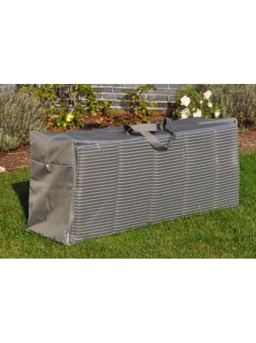 Nature Fellow Gartenauflagentasche in Anthrazit - (B)125 x (H)50 x (T)32 cm