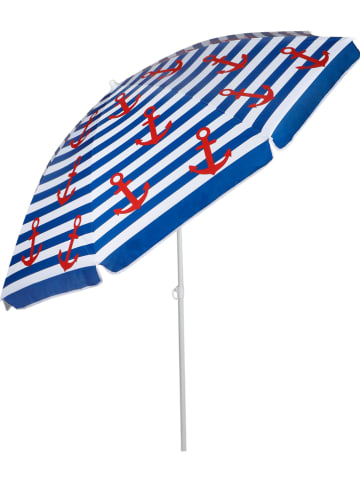 Profigarden Parasol przeciwsłoneczny w kolorze niebieskim- wys. 220 x Ø 200 cm