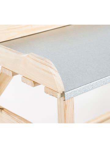 Garden Hero Tuinplanttafel naturel - (B)82 x (H)78 x (D)38 cm