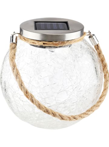 Profigarden Solarna dekoracyjna lampa LED w kolorze ciepłej bieli - wys. 13 x Ø 11 cm