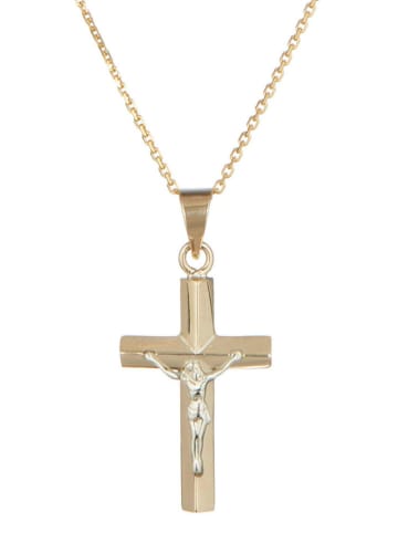 OR ÉCLAT Gouden hanger "Croix de jésus"