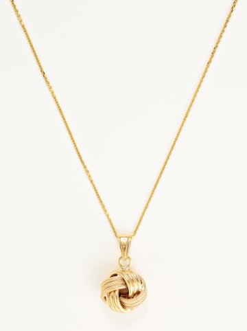 ATELIER DU DIAMANT Gold-Anhänger "Noeud torsadé"