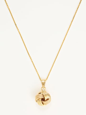 ATELIER DU DIAMANT Gold-Anhänger "Noeud torsadé"