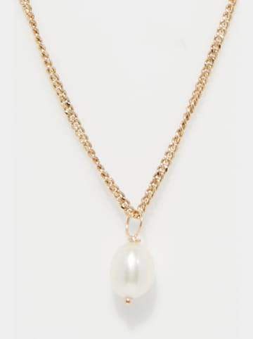 ATELIER DU DIAMANT Gouden hanger "Gama parel" met parel