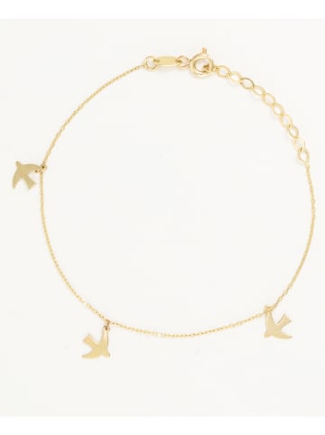 OR ÉCLAT Gouden armband "Hirondelles" met hangers