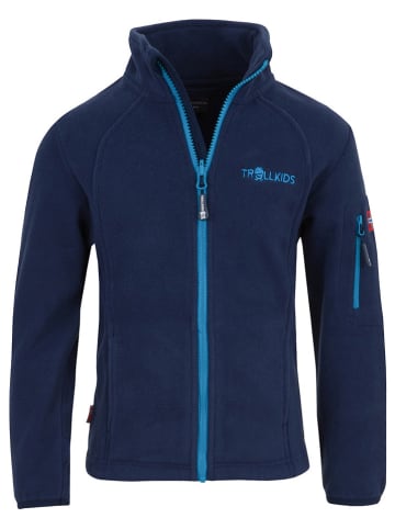 Trollkids Fleece vest "Arendal Pro" donkerblauw