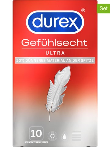 Durex 10er-Set: Kondome "Gefühlsecht Ultra"