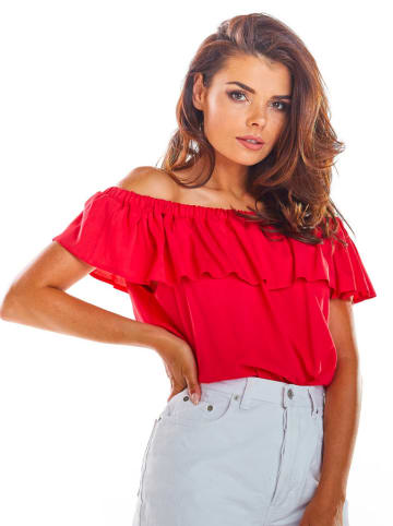 Awama Bluse in Fuchsia