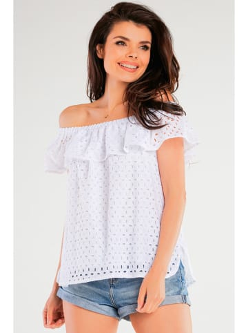 Awama Bluse in Weiß