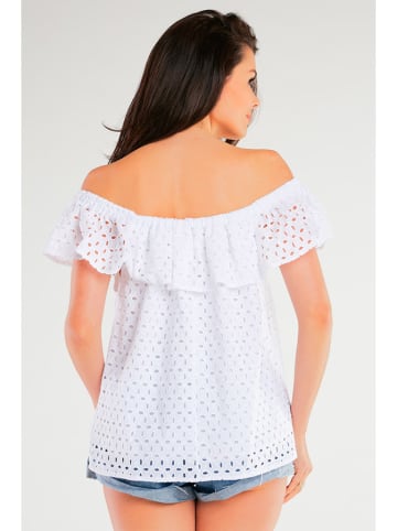 Awama Bluse in Weiß