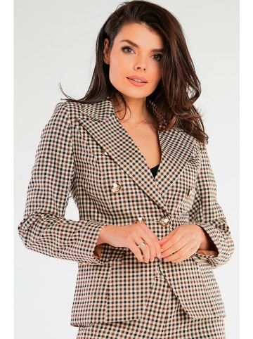 Awama Blazer beige/bruin