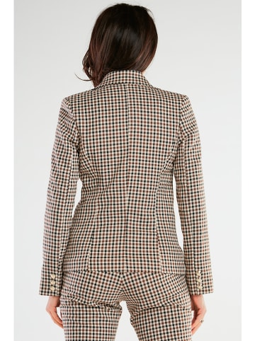Awama Blazer in Beige/ Braun