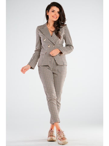 Awama Blazer beige/bruin
