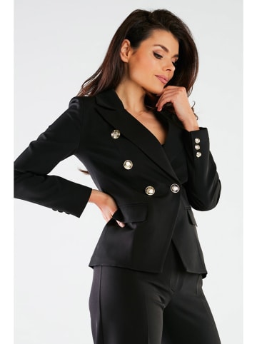 Awama Blazer in Schwarz