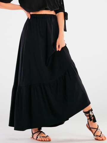 Awama Spódnica w kolorze czarnym